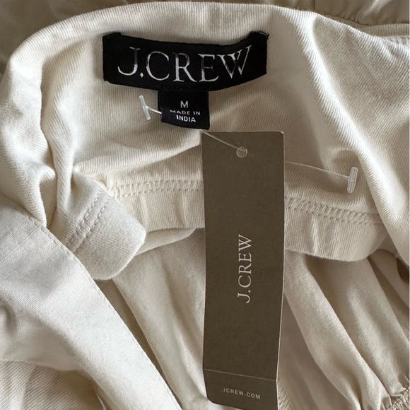J. CREW Sweetheart Tank Dress with Poplin Skirt in Natural Size Medi… - Picture 4 of 7